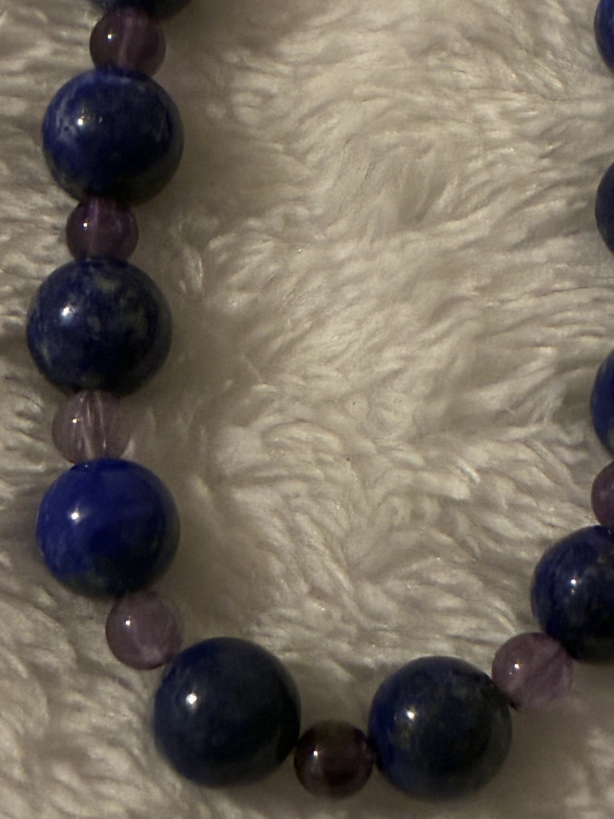 Jay King DTR Lapis Lazuli Beaded Necklace Sterling Silver 925 Mine Finds 35.5”