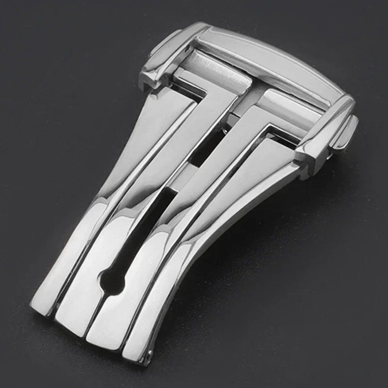 16mm-20mm Watchband Folding Buckle Stainless Steel Deployment Clasp For Omega