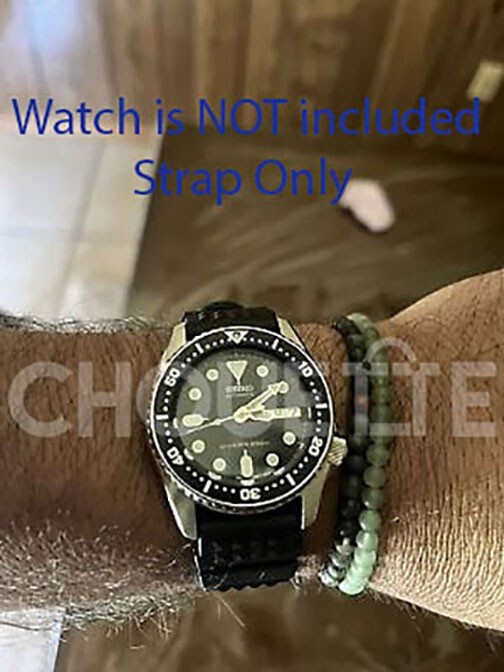 GENUINE SEIKO DE39AZ 20MM BLACK RUBBER MARINEMASTER STRAP SBDX001 SBDX003 MM300