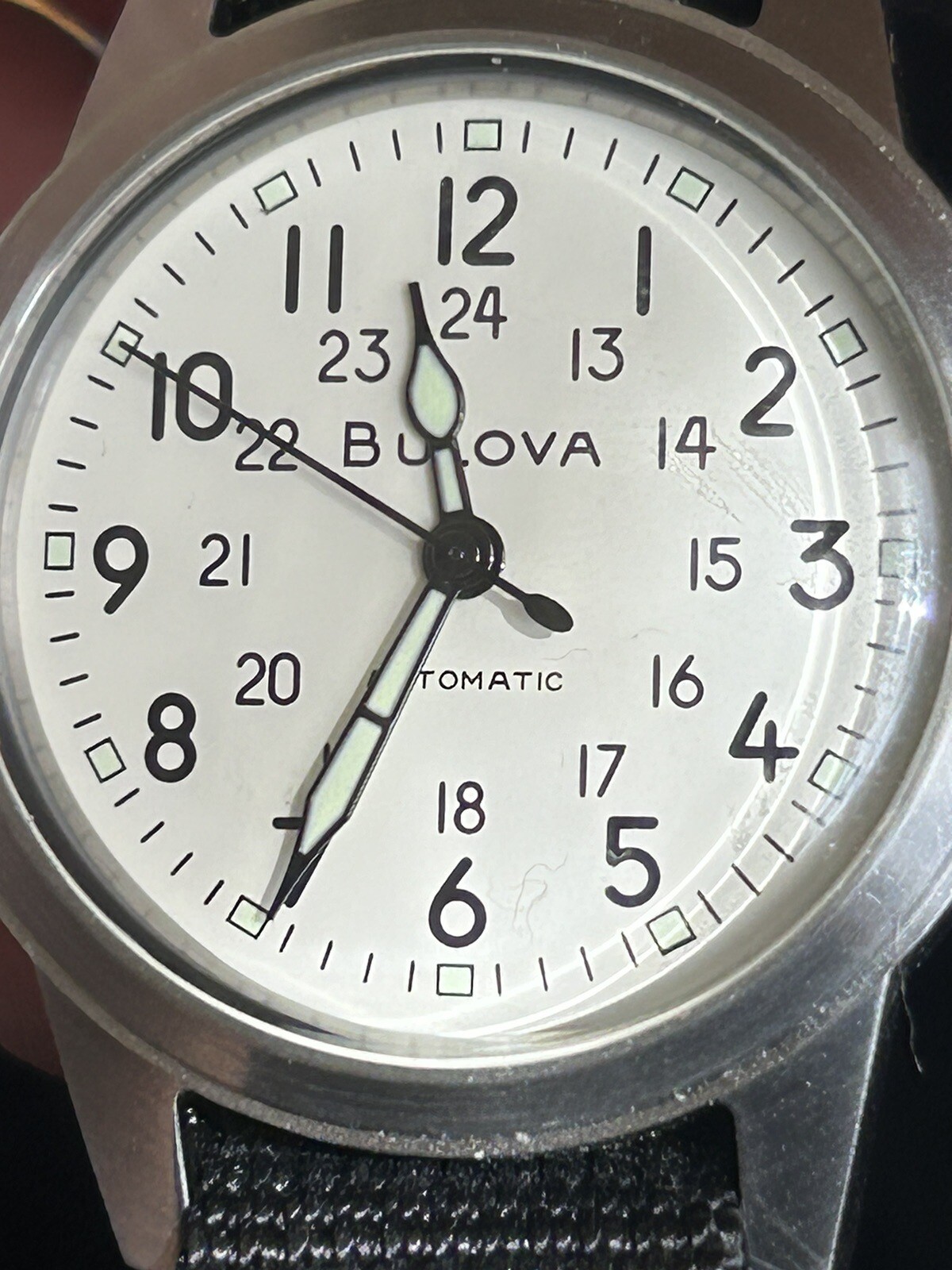 BULOVA Men’s Hack Series Automatic WATCH 96A246 Excellent Condition
