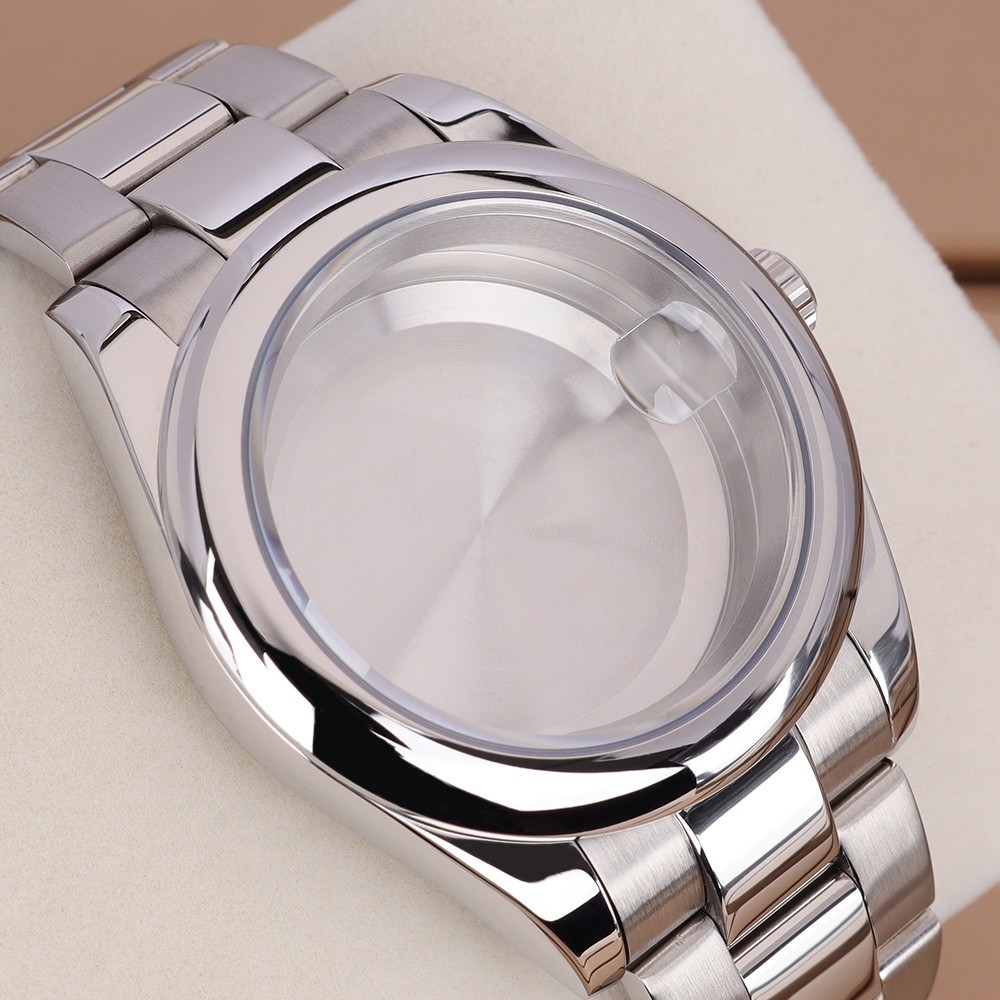 36mm/40mm NH35 Watch Case Strap Modify rolex mod Sapphire crystal For NH34 36 38