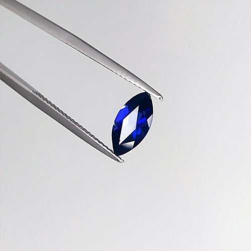 1.60 carats TOP CORNFLOWER BLUE SAPPHIRE MARQUISE LOOSE GEMSTONE saphir bleu