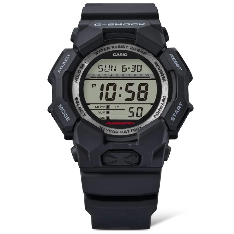 Casio G-Shock Digital 10-Year Battery Resin Black Men’s Watch GD010-1