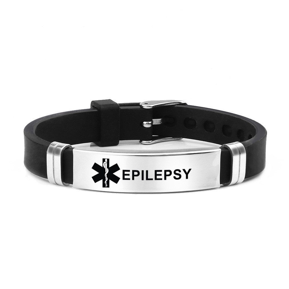Custom Engraved Medical ID Bracelet Emergency Medical Alert Men’s Wristband