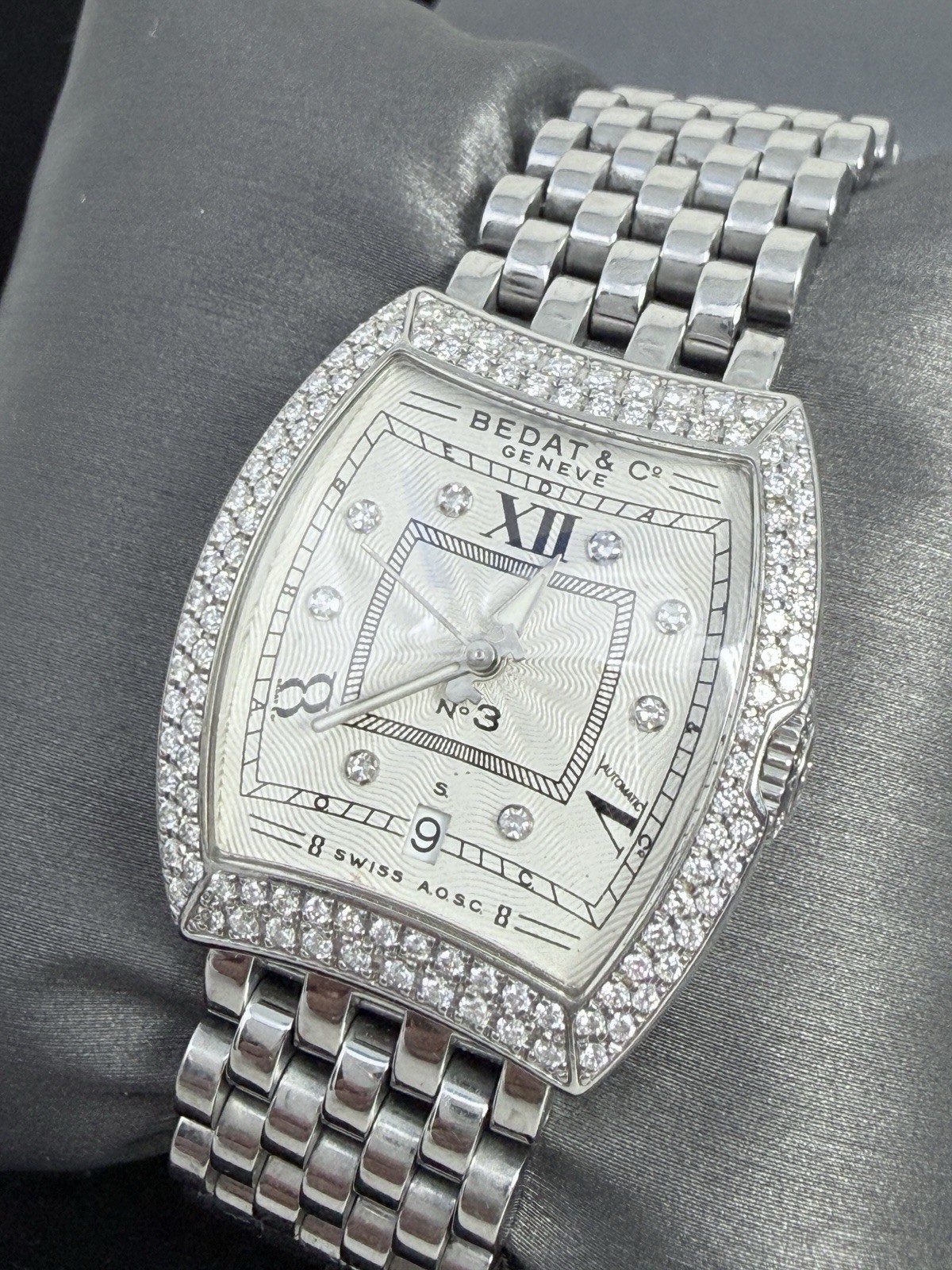 Bedat & Co. Geneve- No.3- Ref 314 Diamond Automatic Date Ladies Watch