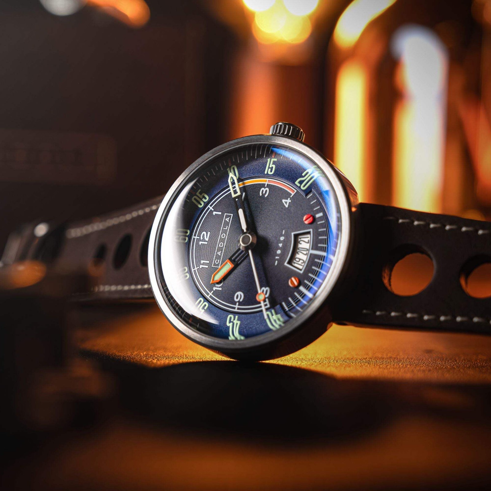 RPM Automatic Blue / Leather | Blue Dial Wristwatch CD-1055-02