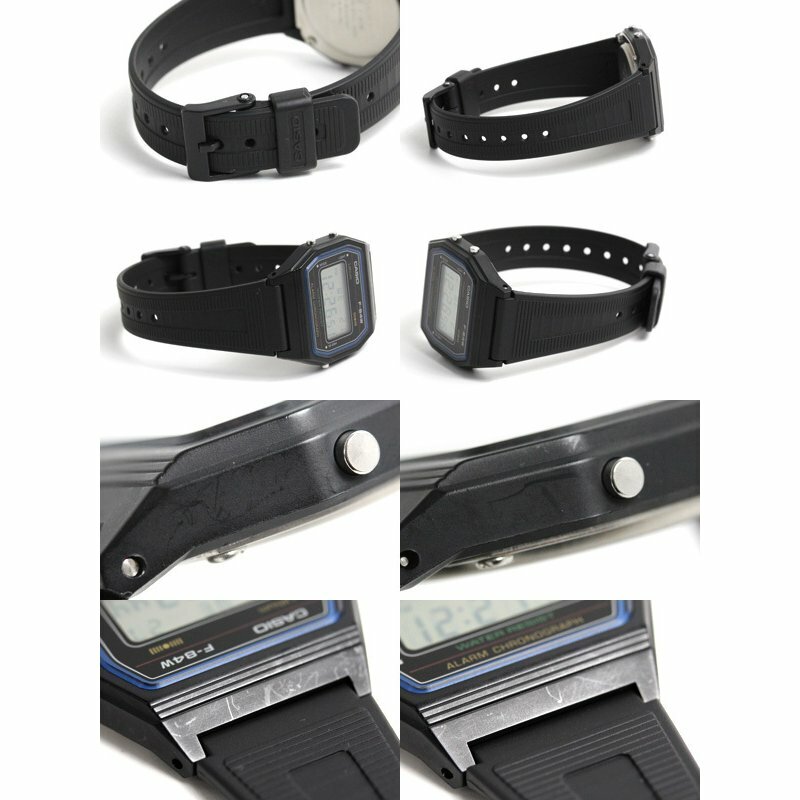 CASIO Watch Standard F-84W-1QJH Black Simple Designed Watch From JAPAN Digital