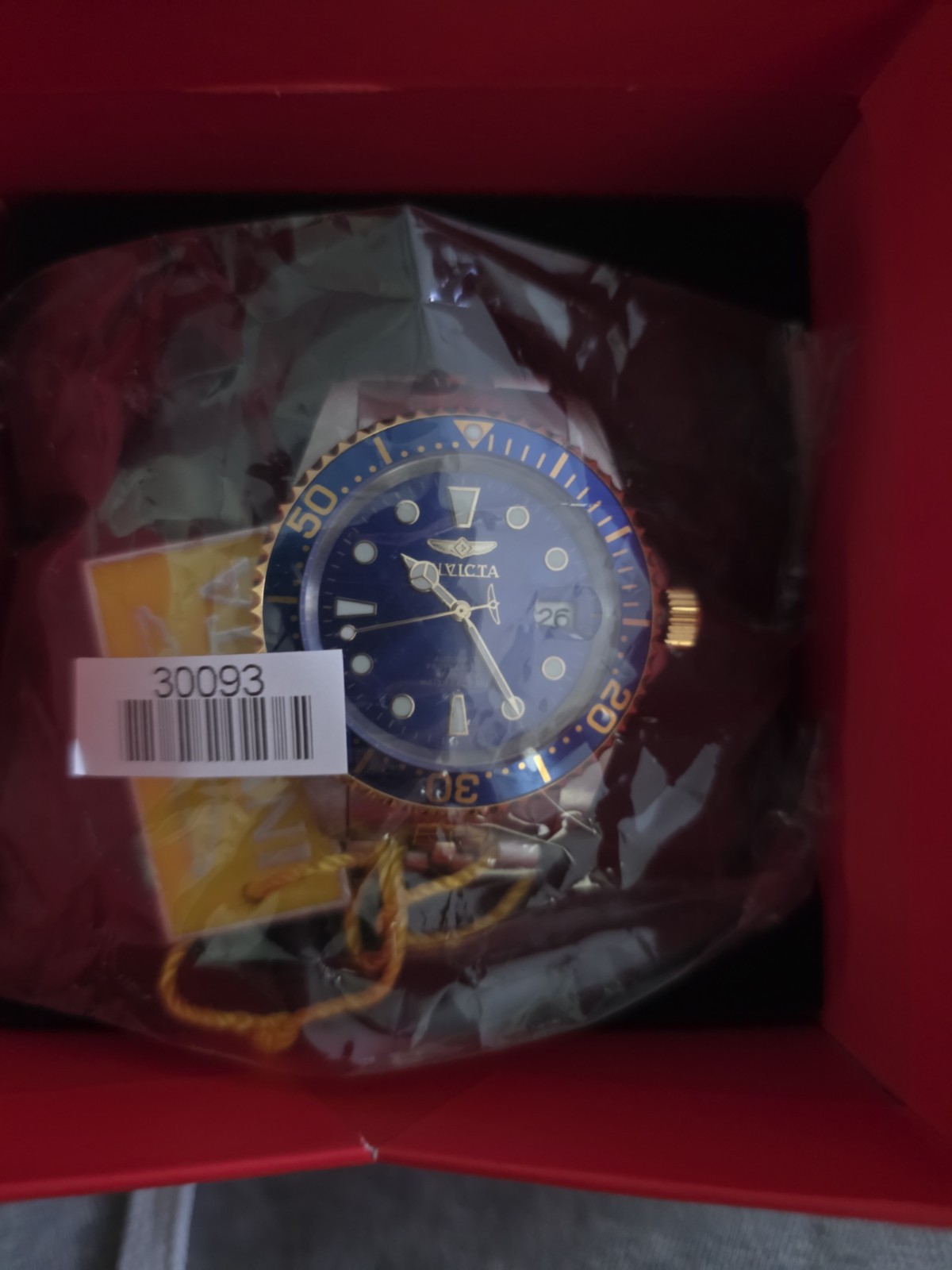 Invicta Pro Diver Men’s Automatic Watch Blue Dial, Two-Tone, 30093