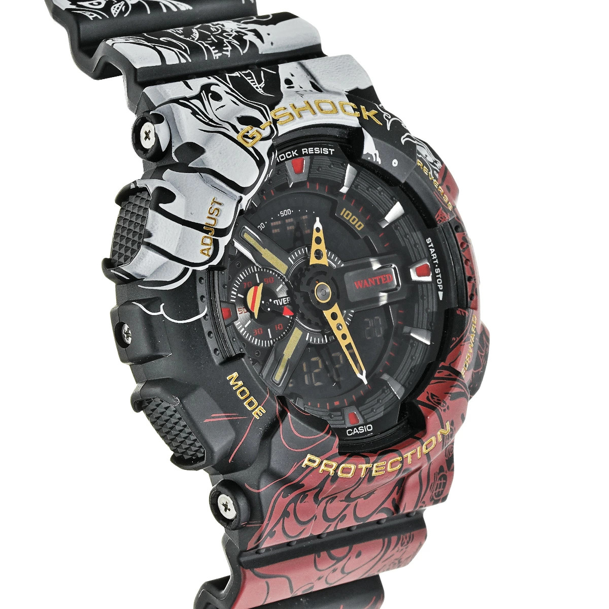 CASIO G SHOCK One Piece Collaboration GA 110JOP 1A4JR Black Red Men’s Watch Used