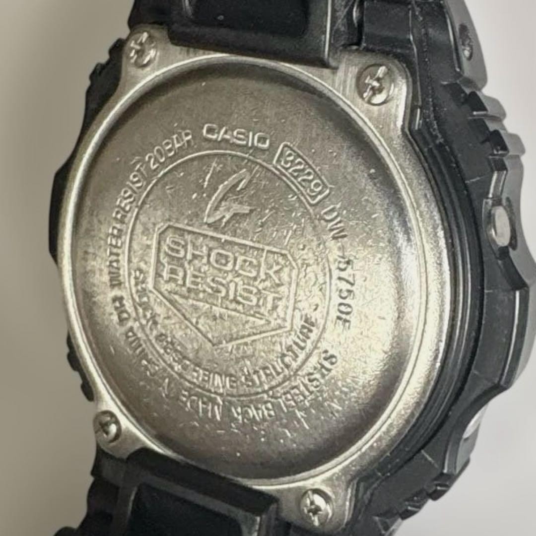 Good condition Casio G-SHOCK DW-5750E 35th anniversary model Black Working item