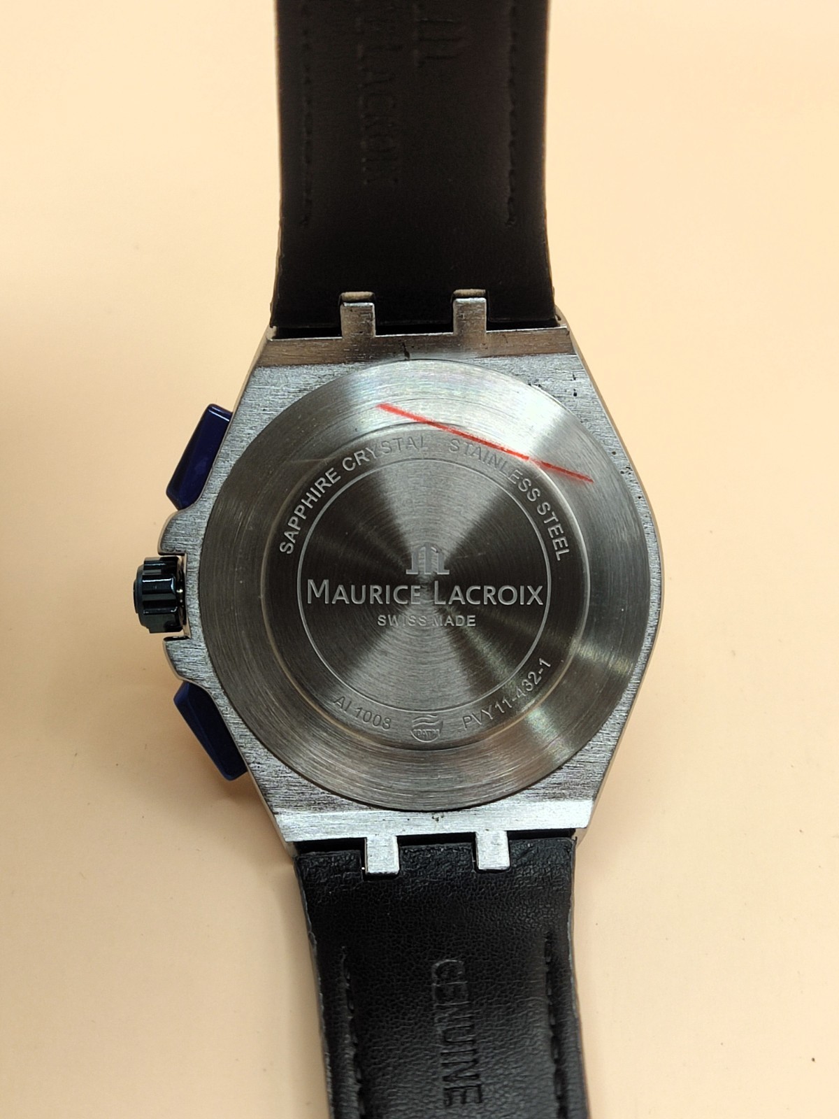 Premium Maurice Lacroix Date Indicator Blue Dial Refurbished Men’s Wrist Watch