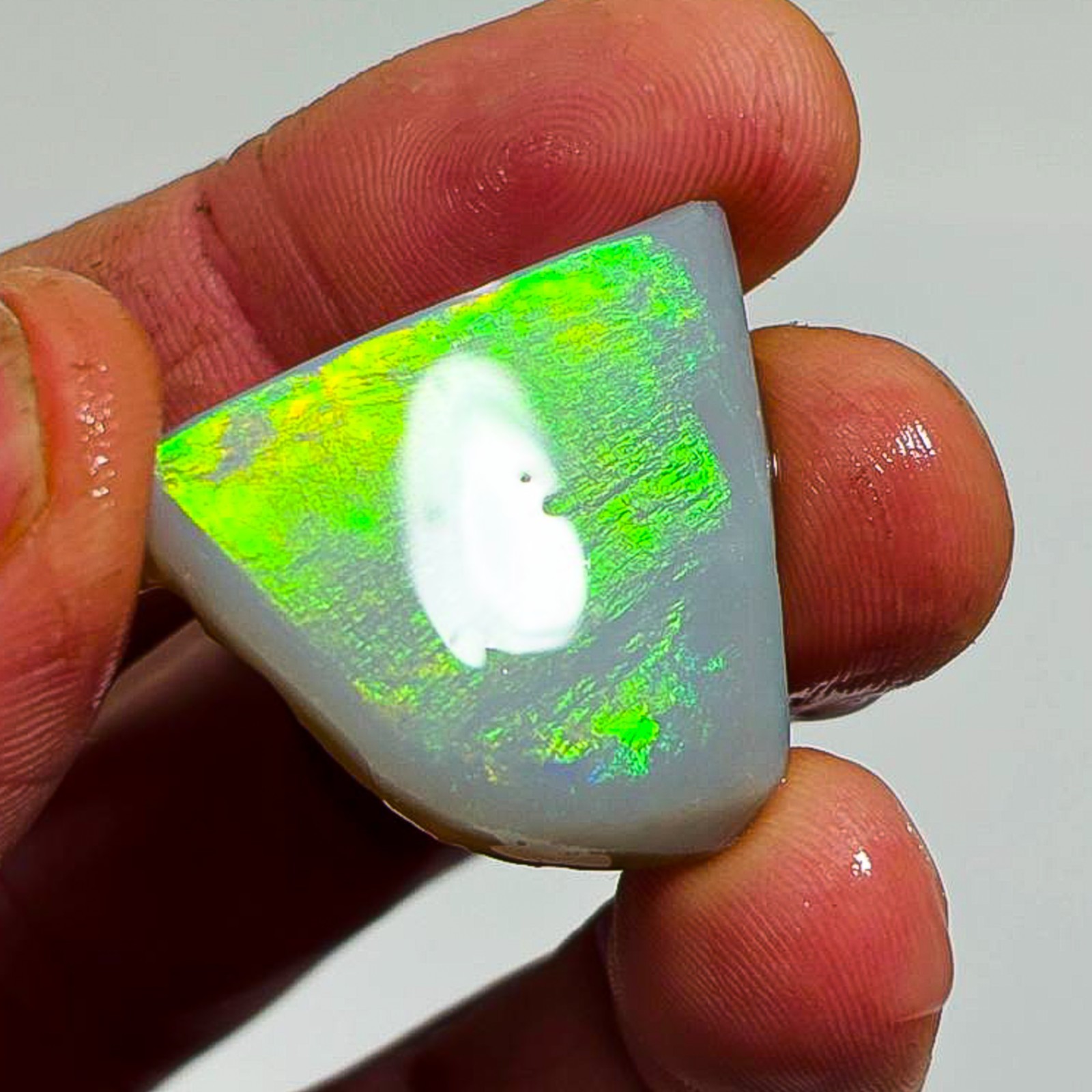 38.20 carat Lightning Ridge Opal dark base Rub Australian Rough OPL270 Opal UK