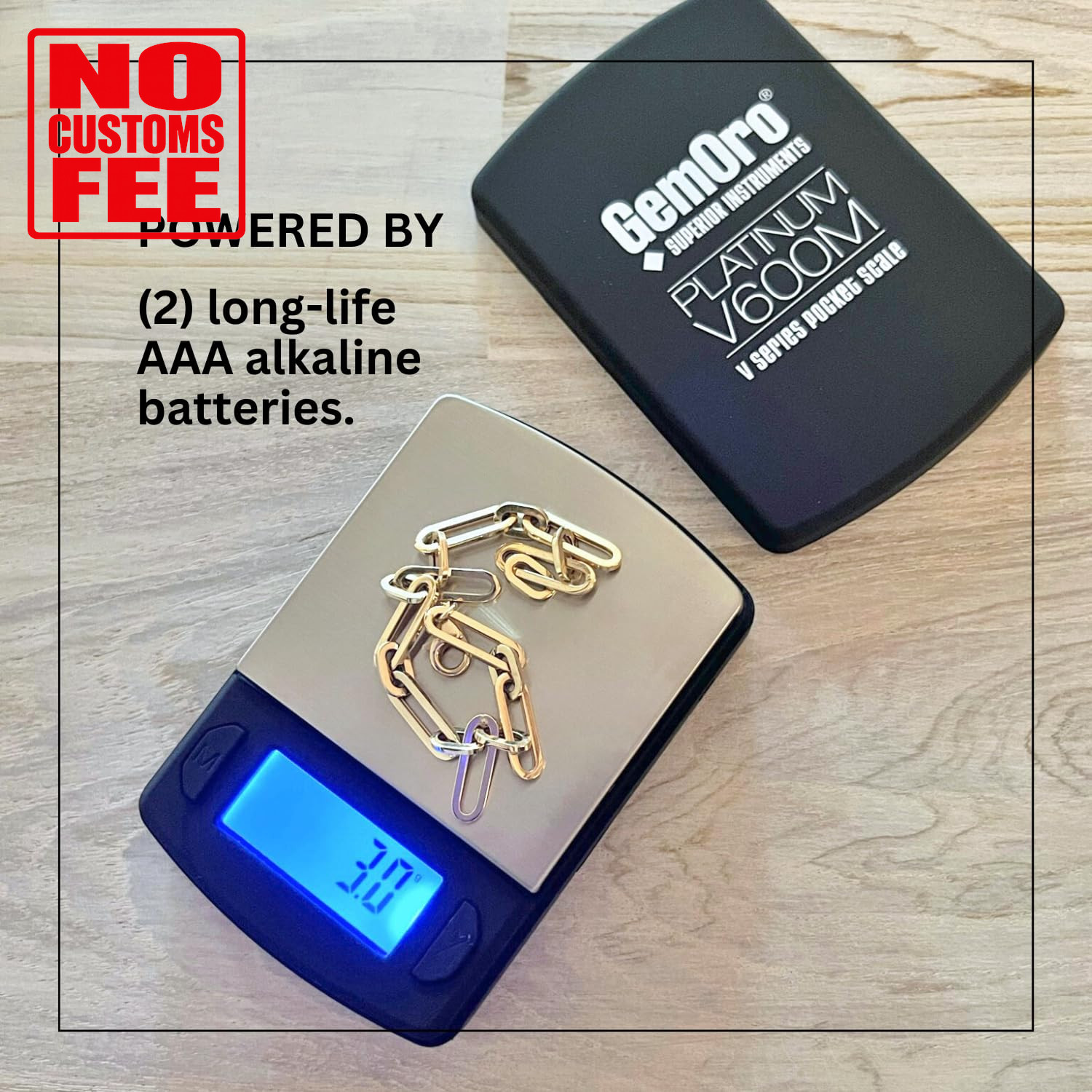 Platinum V600M | Durable Precise Jewelers Countertop Portable Mini Scale | Digit