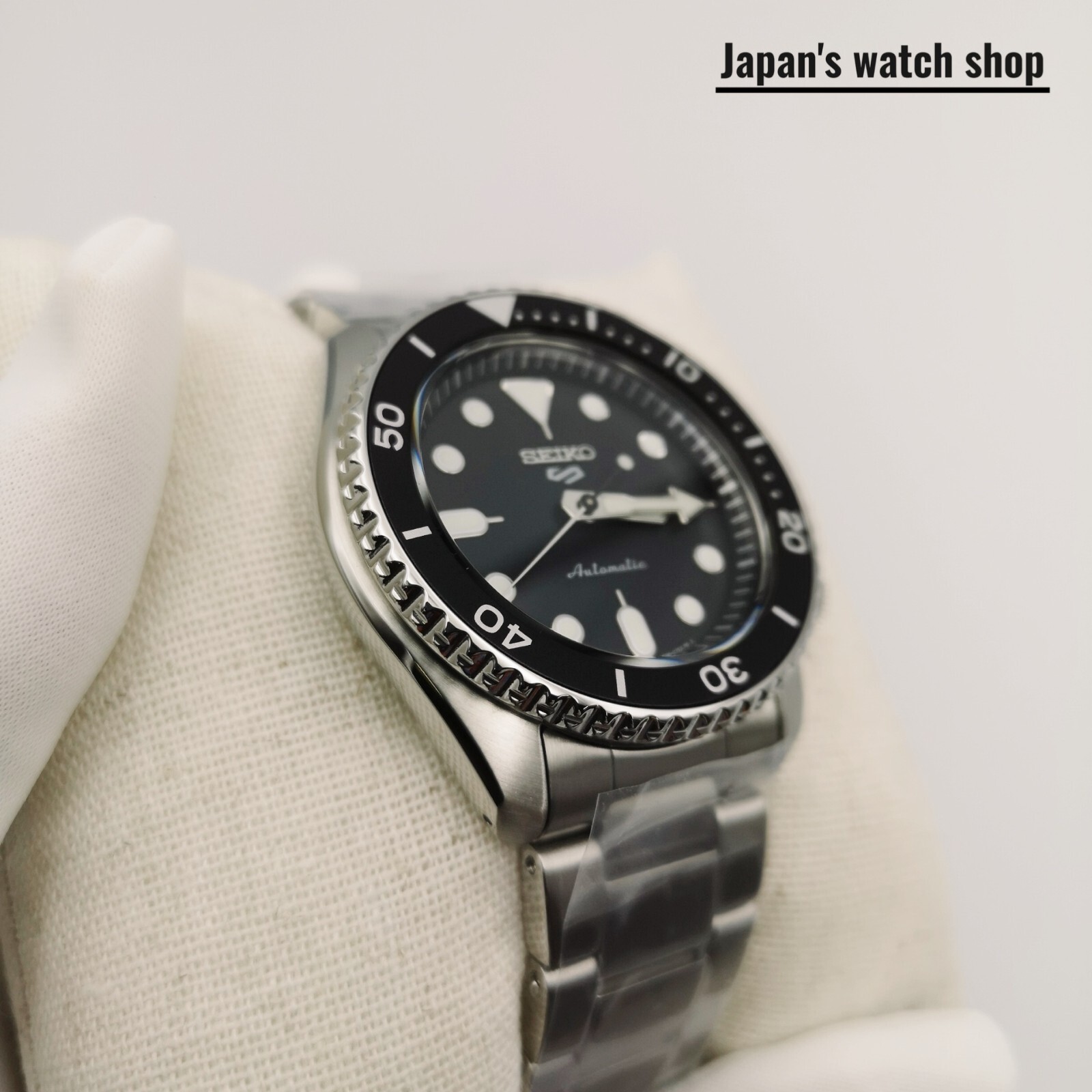 SEIKO 5 SPORTS SBSA005 Black Mechanical Automatic Men’s Watch New in Box