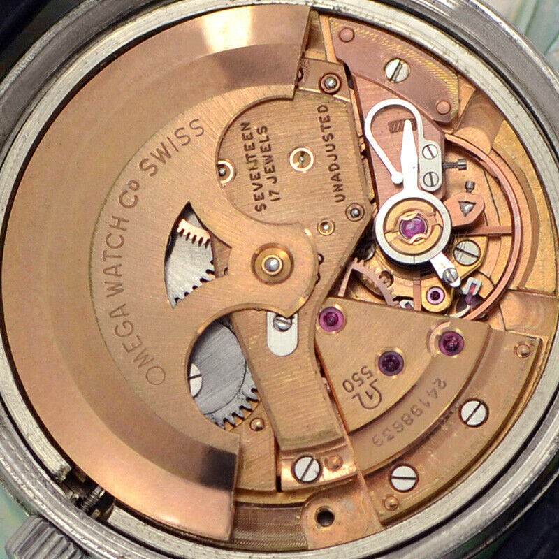 OMEGA Geneve Manual Winding Leather Belt 34.7 mm