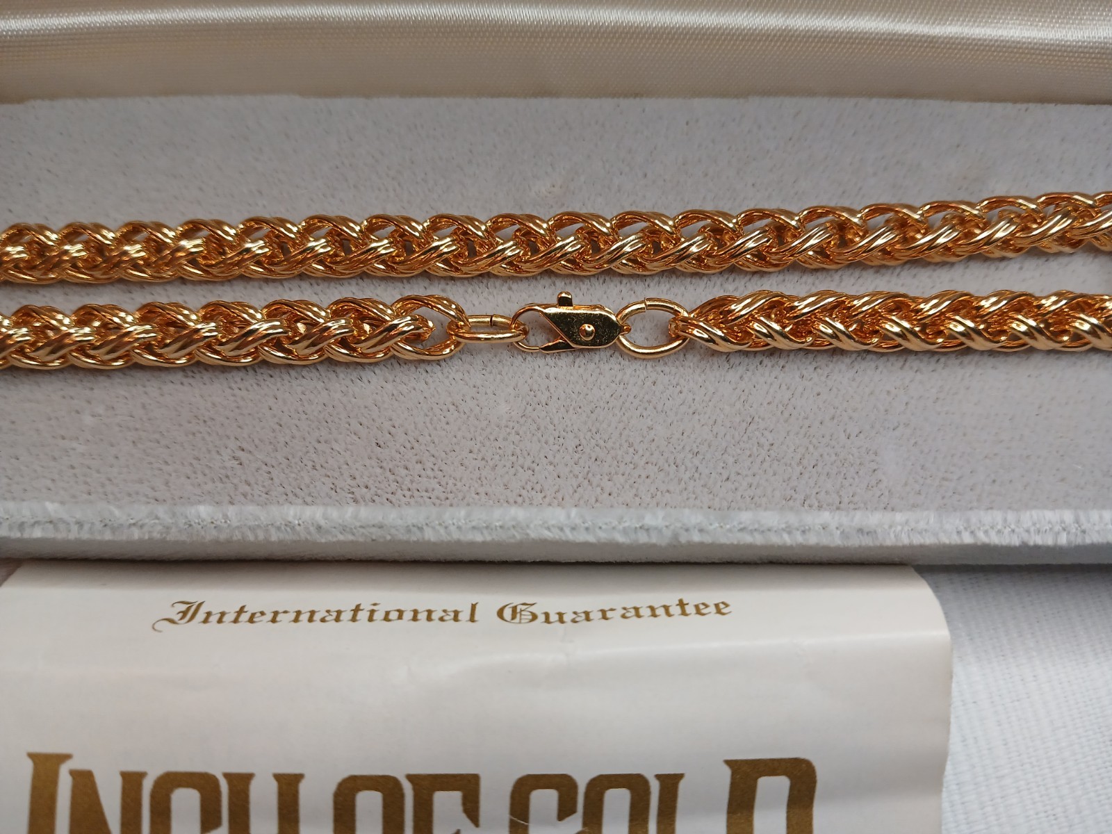18inch..18ct Gold-Cobalt Composition..75% Gold 25%Cobalt..#bling #y2k