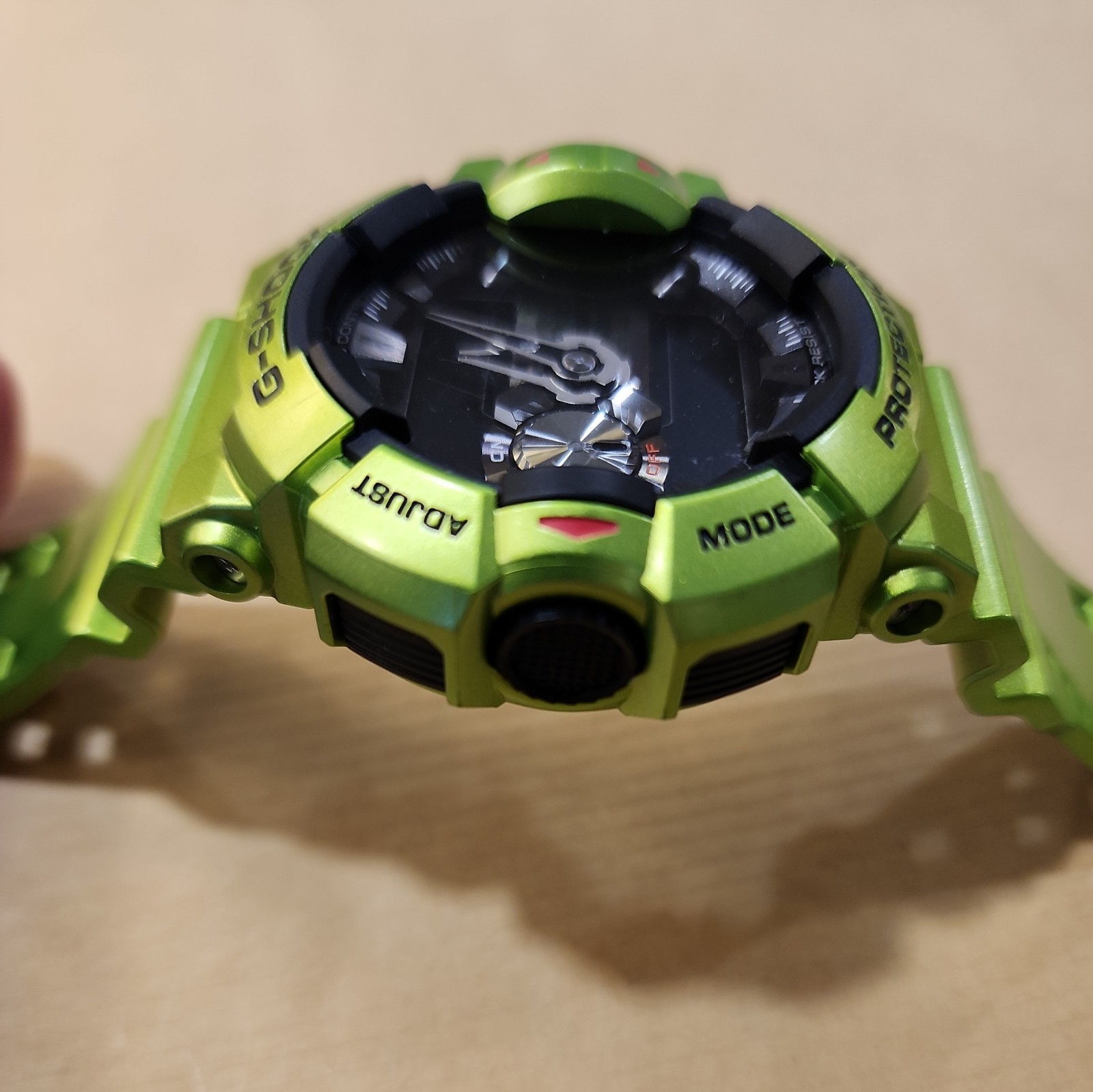 G-SHOCK G’MIX GBA-400 Metallic Green Bluetooth Men’s Wristwatch Water Resistance
