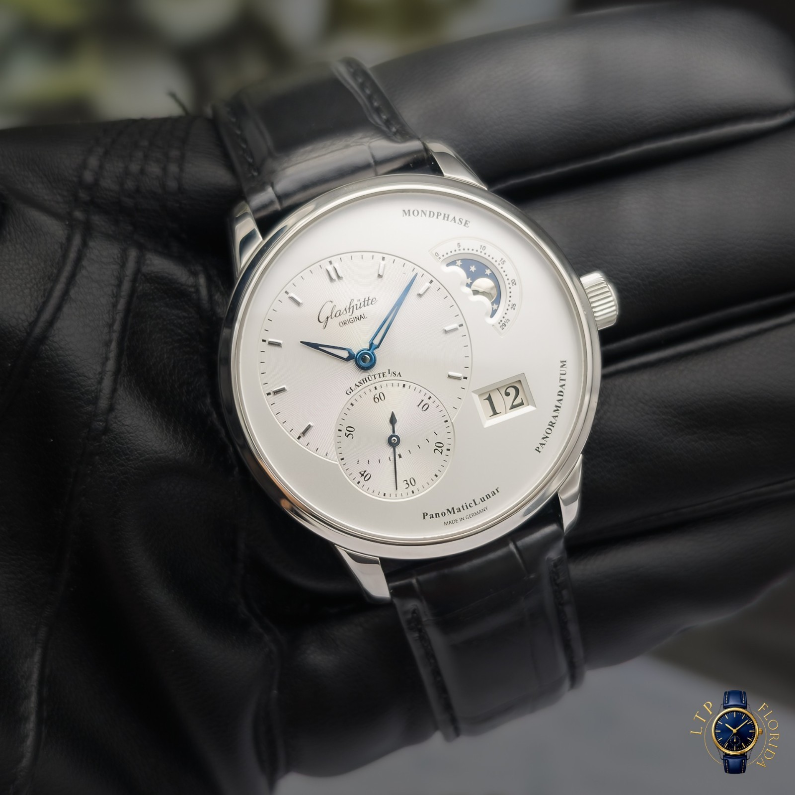 2025 Glashütte Original PanoMaticLunar Silver Dial – 40MM – 1-90-02-42-32-05