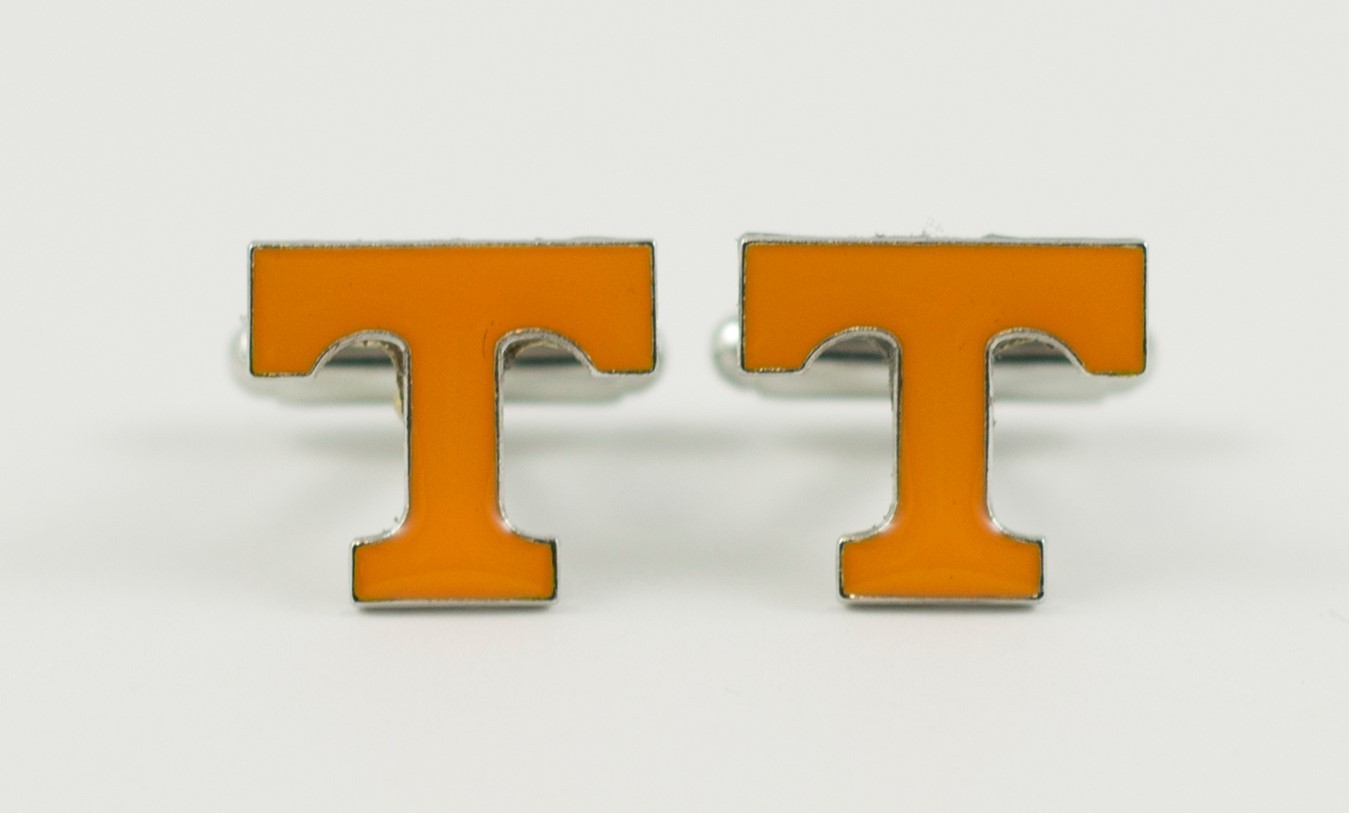 University of Tennessee Cufflinks NCAA Volunteers–Custom College T UT