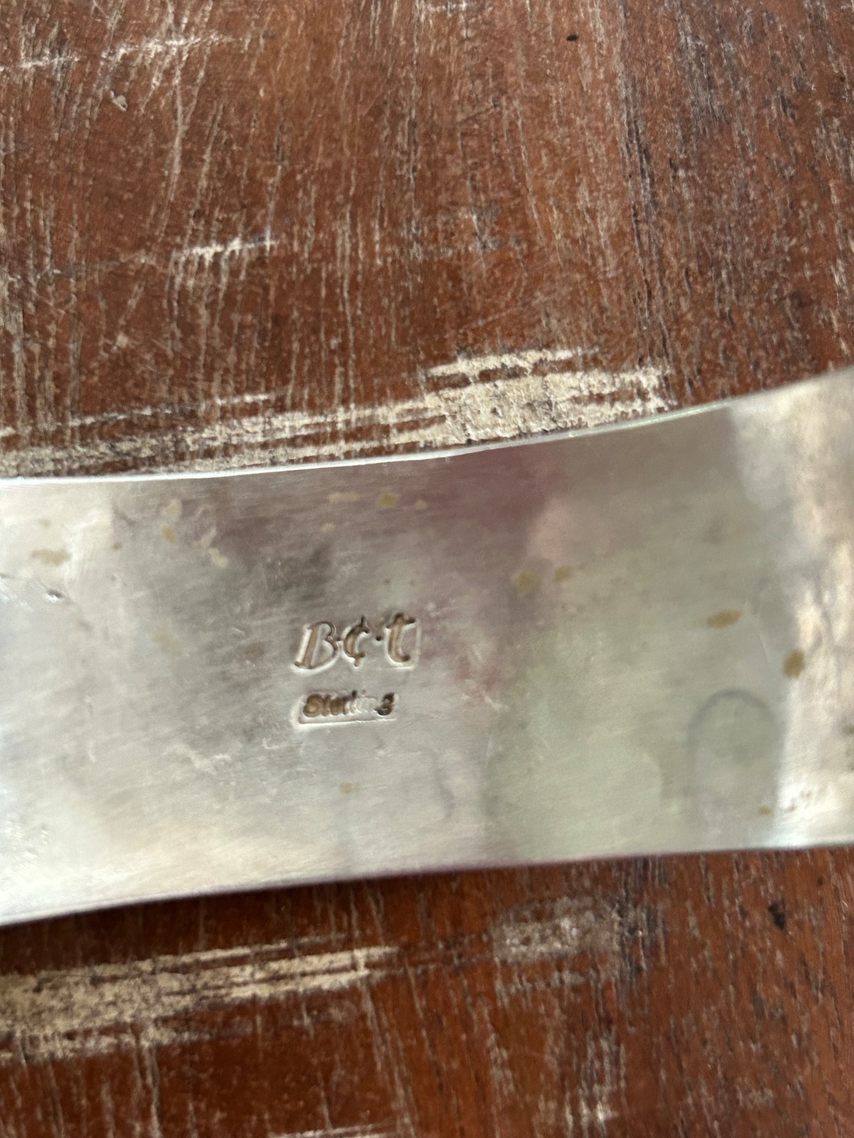 NAVAJO BECENTI STORY TELLER STERLING SILVER BRACELET 50g