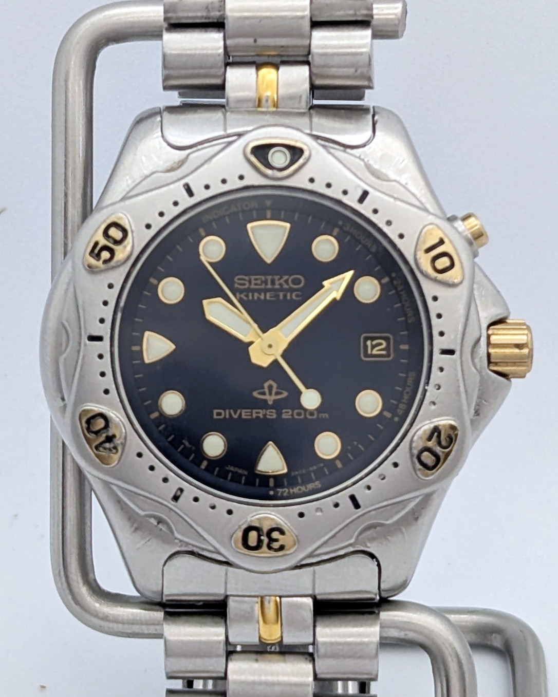 Seiko Kinetic Diver 200M 5M22-6A90 Starfish | New Capacitor, Crystal & Box