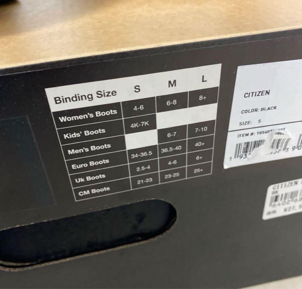 Brand new BURTON CITIZEN (S) women’s binding Burton