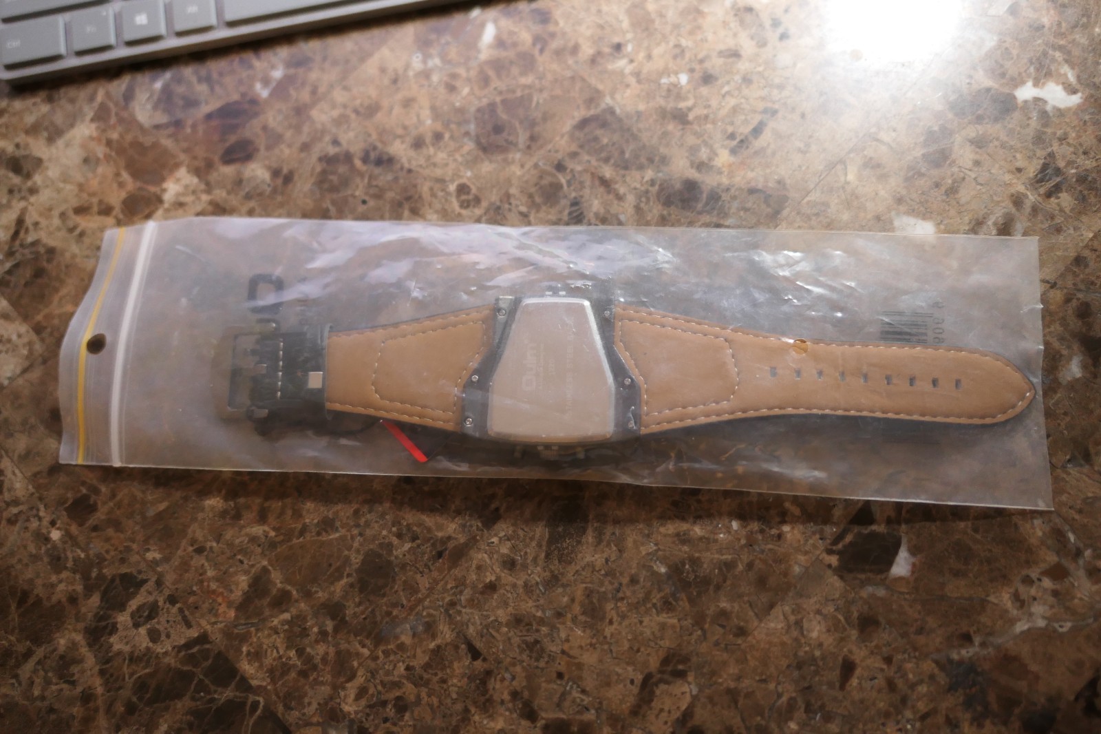 NEW IN PACKAGE OULM 1220 Leather Blue Watch w/Tags