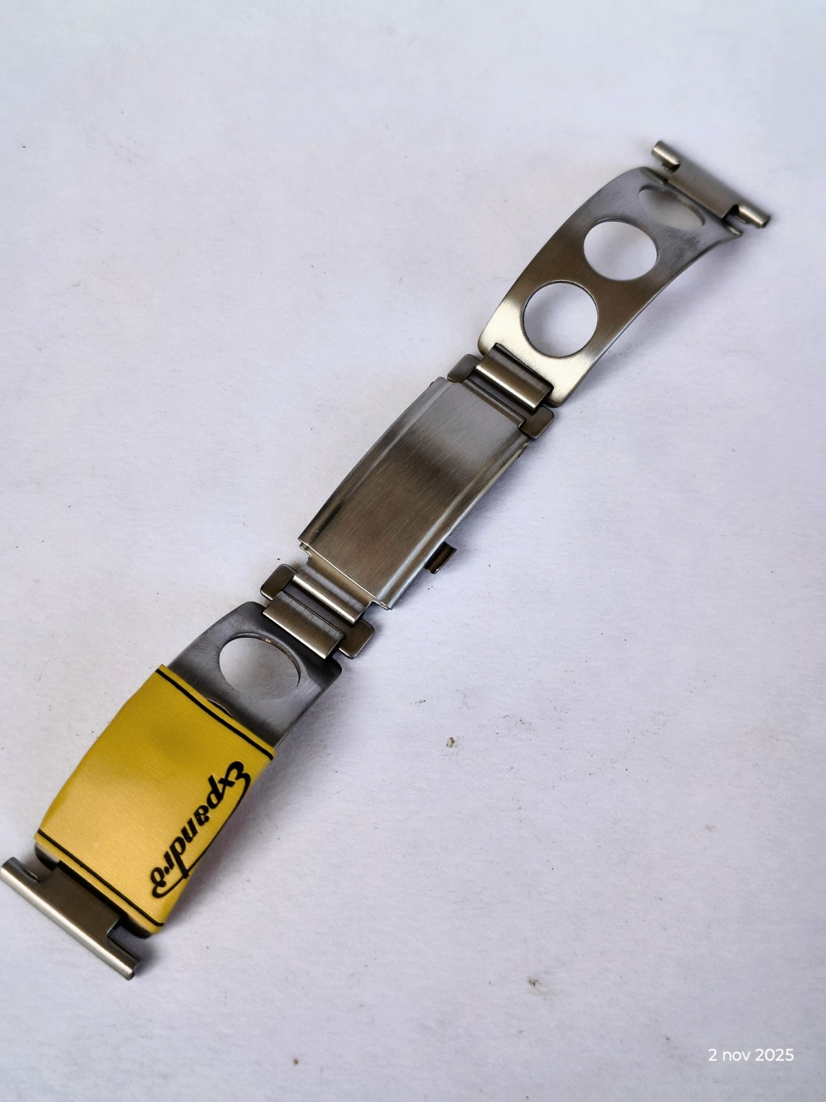 Vintage Expandro Watch Rally Bracelet Nos 20mm XL 13.5cm-15.5cm