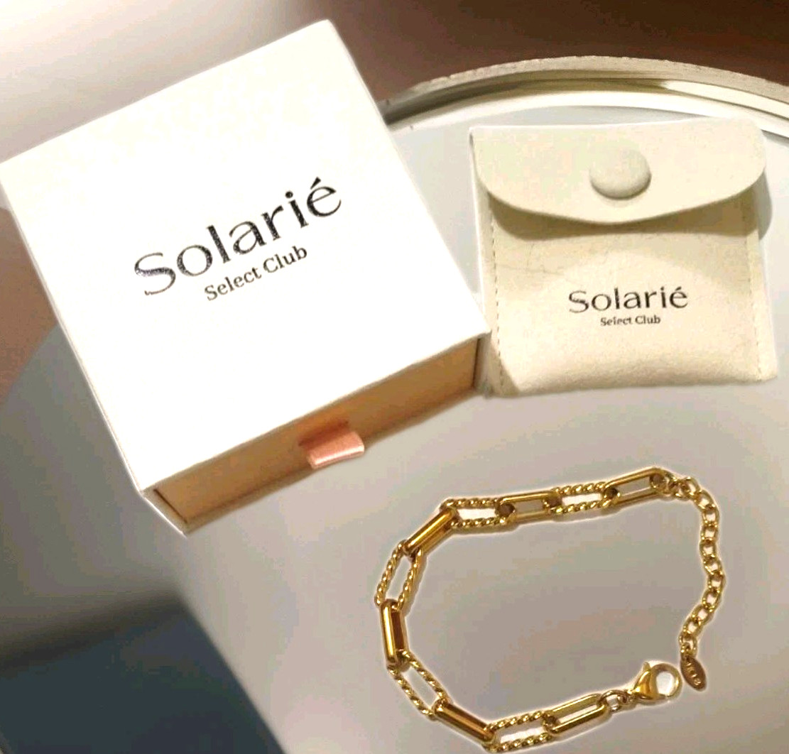 Golden Horizon Bracelet 18k Gold Plated 6 ” W/2 ” Extender Lobster Claw Closure