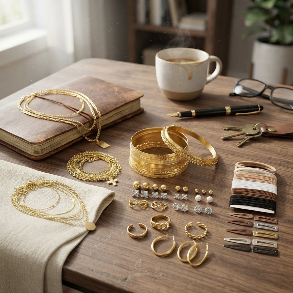 Complete Gold Jewelry Set for Women: 137-Pieces, Perfect Gift for Any Occasion