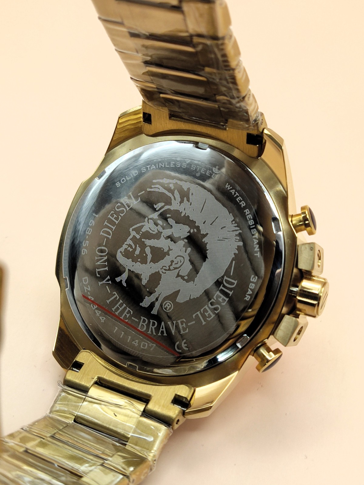 Luxury Diesel Only The Brave 10 Bar White Dial Refurbished Men’s Wrist Watch