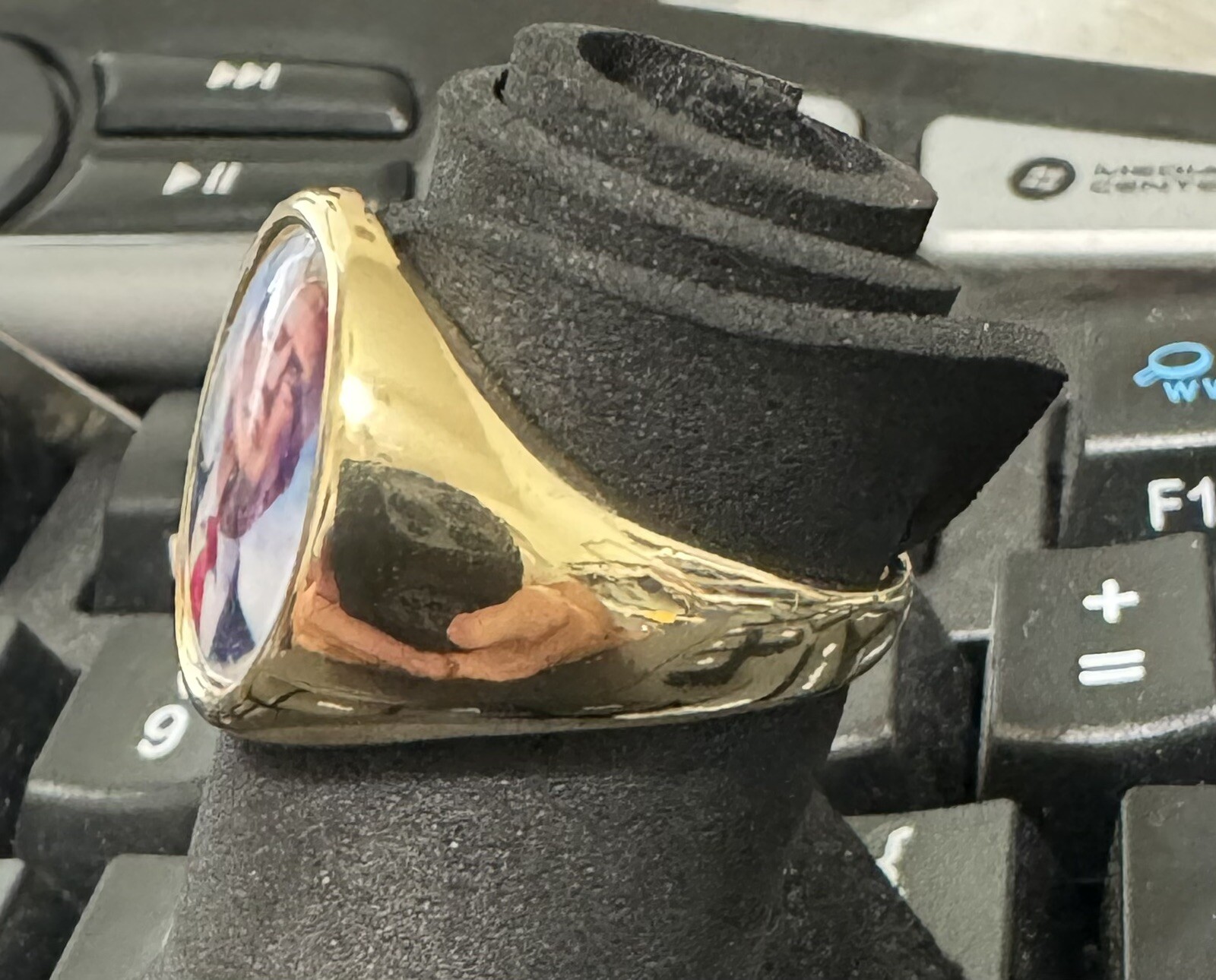 PRESIDENT DONALD TRUMP – COMMEMORATIVE CUSTOM RING – ADJUSTABLE **SIGNED**