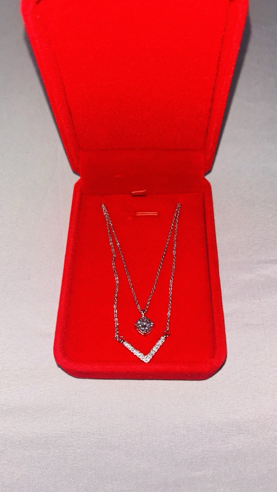 2.0 CTW Lab Created Diamond 925 Sterling Silver Infinity Necklace