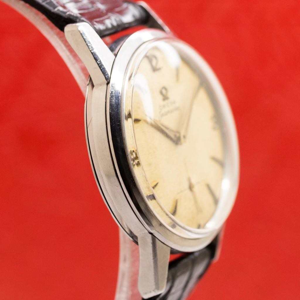 1959’s OMEGA Seamaster 14389-9 Stainless Steel Manual Wind Men’s Watch 35mm