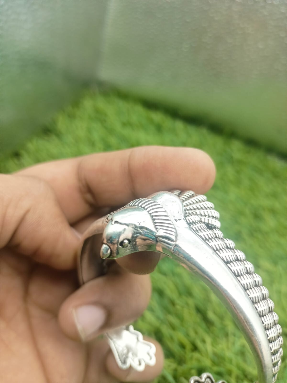 Eagle Cuff 925 Sterling Silver Handmade Jewelry Eagle Cuff Bracelet Size-ADJ”