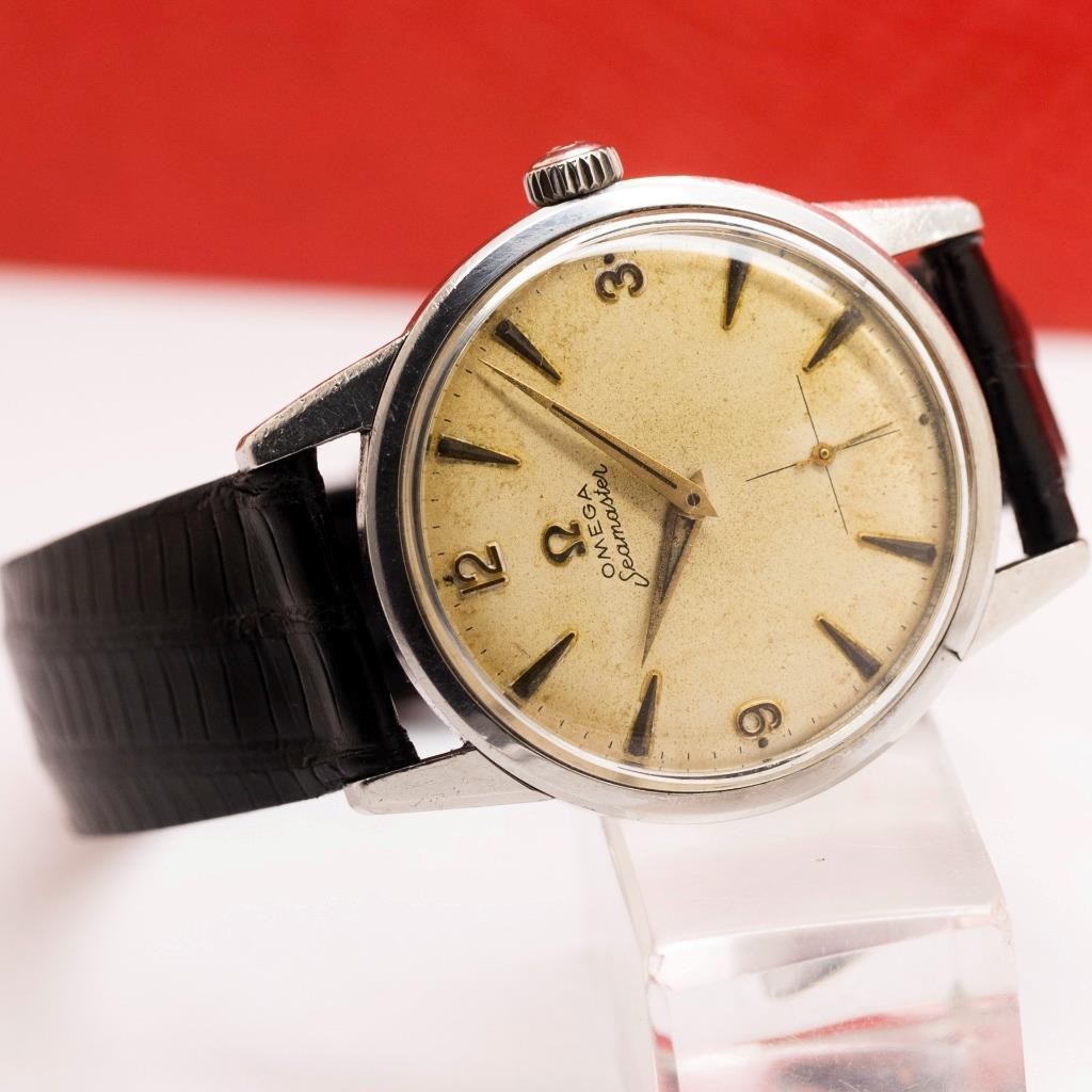 1959’s OMEGA Seamaster 14389-9 Stainless Steel Manual Wind Men’s Watch 35mm