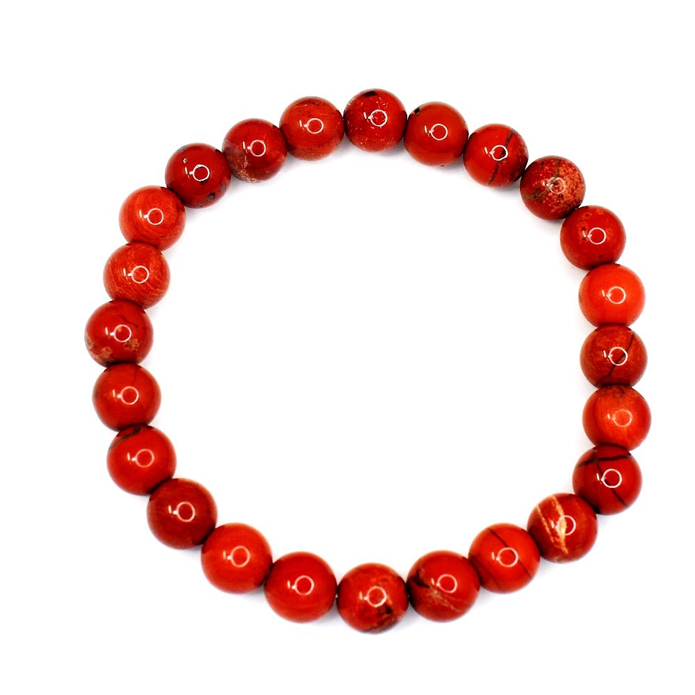 Red Jasper Elegant 100.00 Cts Top Grade Stretchable Bracelet Beaded VK 42 AZ1