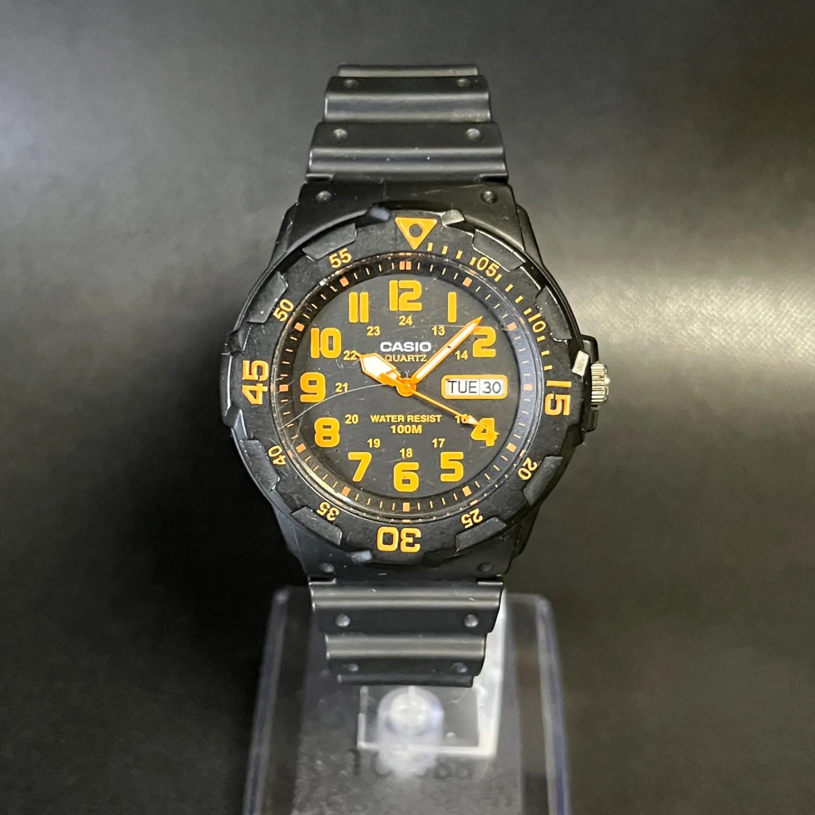 [Working Condition] CASIO Diver Look Watch MRW-200H, Battery Replaced, Operation