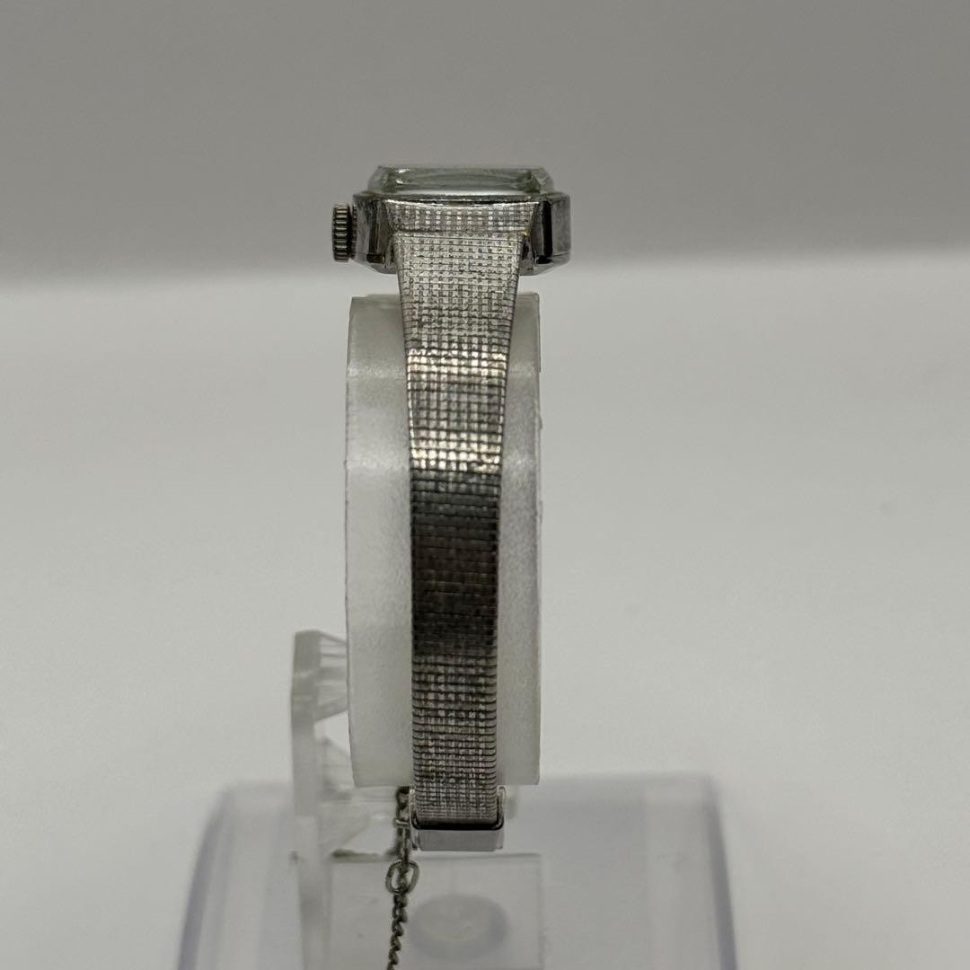 Working condition SEIKO manual winding watch with blue dial and 21 JEWELS bracel