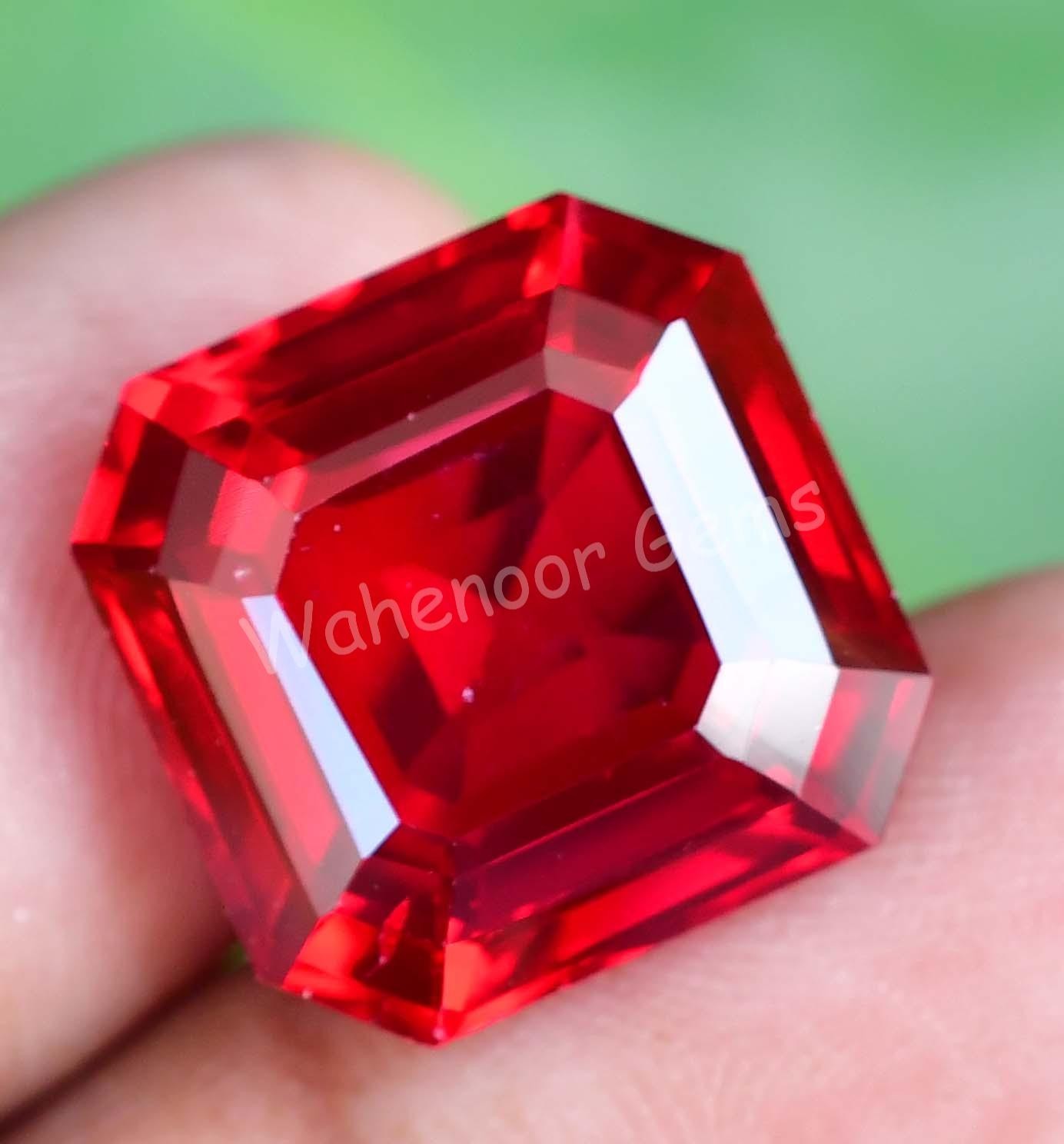 21.25 Ct Natural Blood Red Ruby Emerald Certified Mozambique Stunning Gemstone