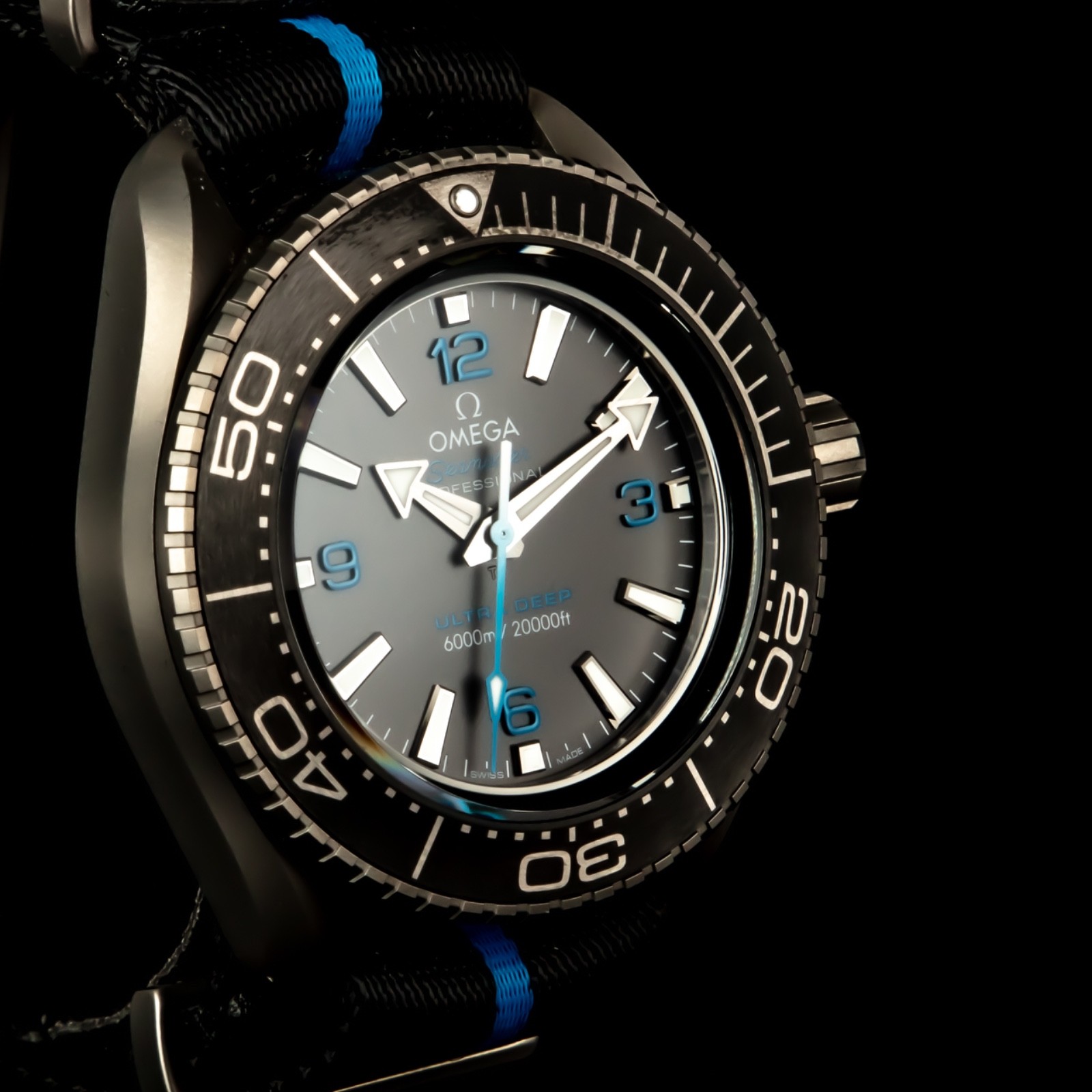 ’26 OMEGA Seamaster Planet Ocean 6000M 215.92.46.21.01.001 Ultra Deep MSRP 15.3k