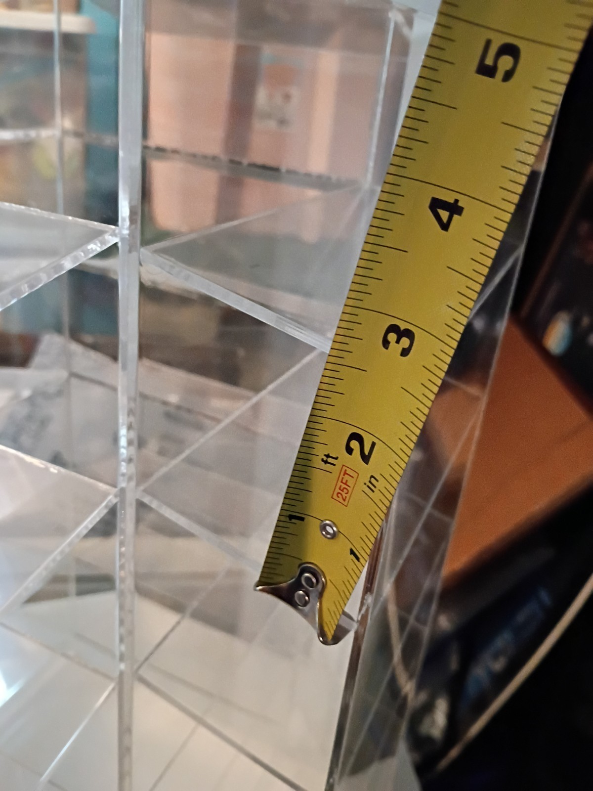 Rotating Acrylic Counter Sun Glasses Eye Glass Jewelry Display Case 19″ Acrylic
