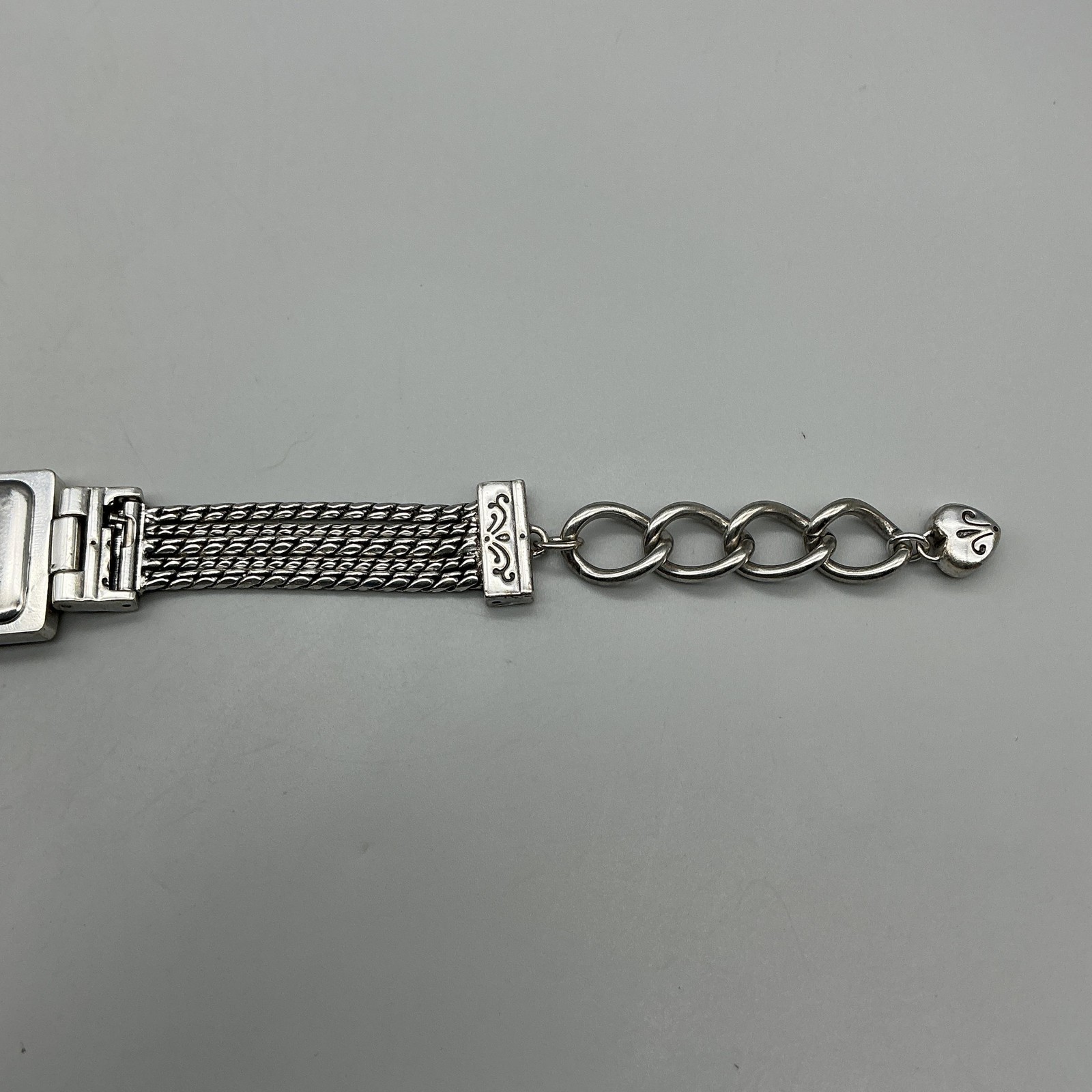 Brighton Tivoli Womens Watch 21mm White Dial Silver Tone New Battery 7.75″