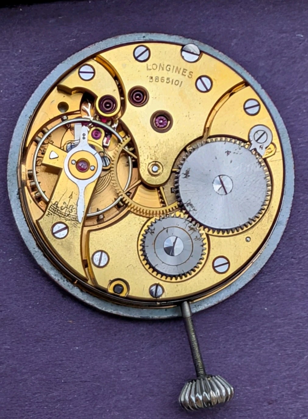 Gents Longines 15 Jewel, cal. 37.9 Nice Movement In Running Order !!