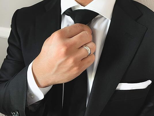 Stainless Steel Ring Wedding Band ​High Polish Band Size 8 to 11