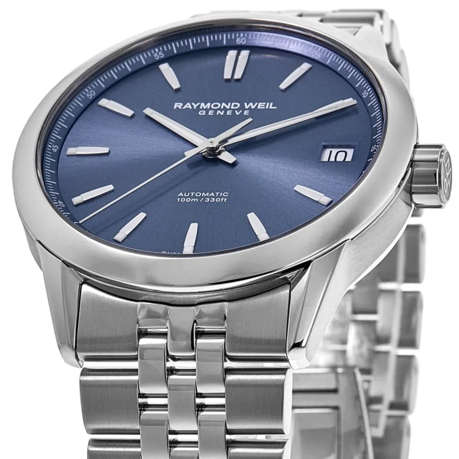 New Raymond Weil Freelancer Automatic Date Blue Dial Men’s Watch 2741-ST-50001