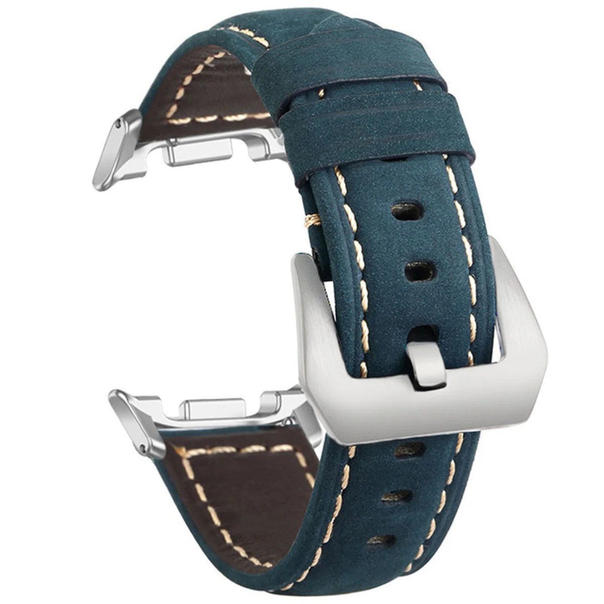 Leather Watch Band for Samsung Galaxy Watch 8/8 Classic 40 44 46 47mm Ultra 2025