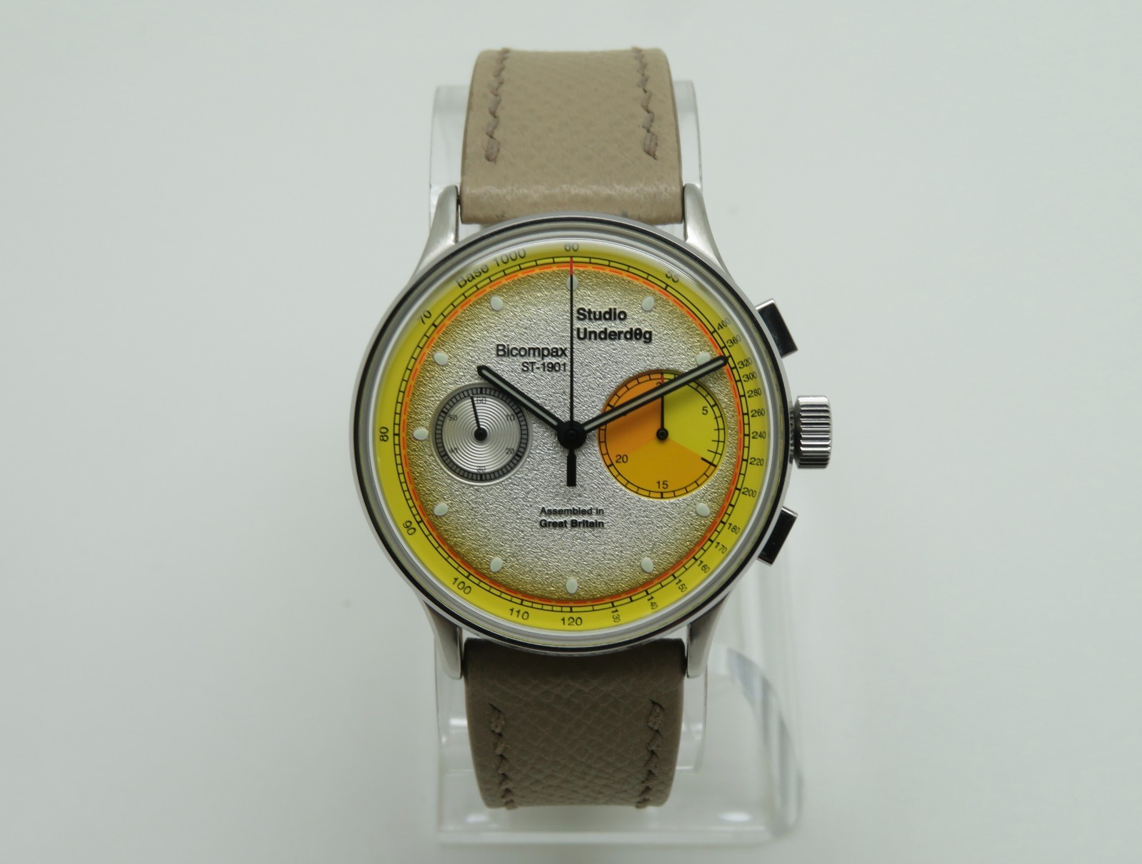 Wristcheck x Studio Underd0g Fried Egg 01FEBE LTD Men’s 39mm Wristwatch