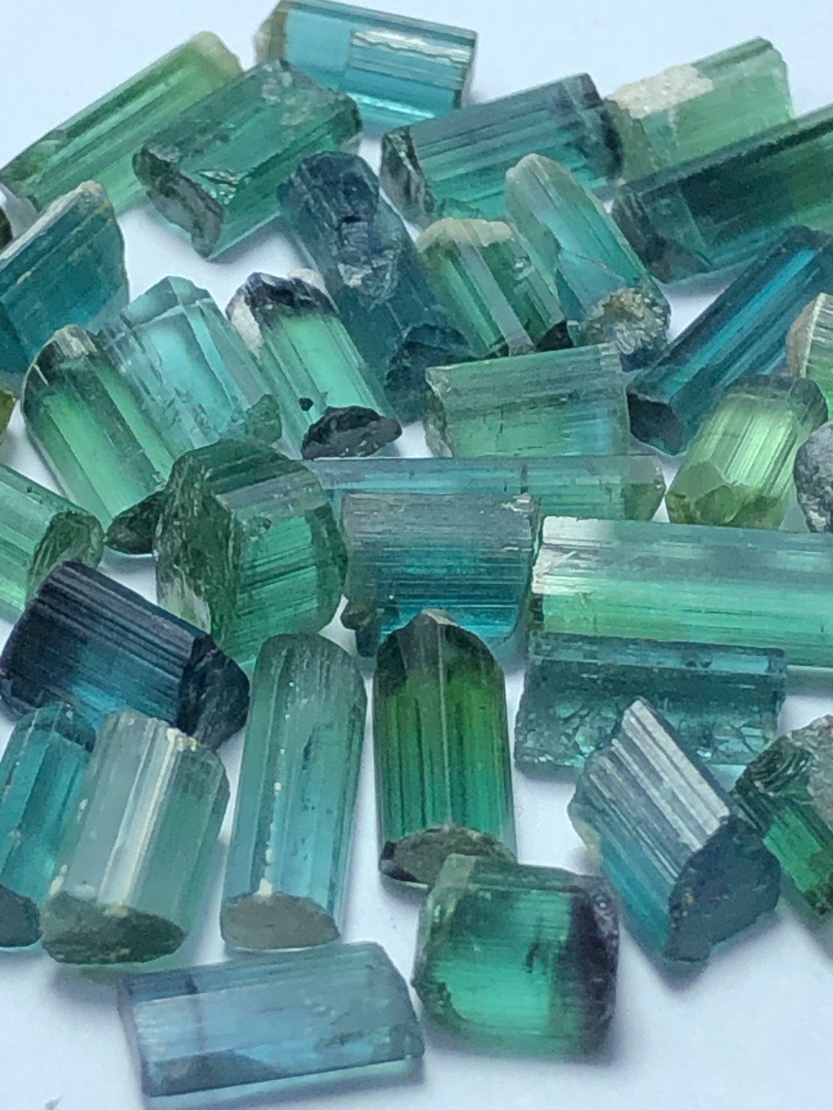 34 carat Natural faceted quality tourmaline lot from Afghanistan loose gemstone