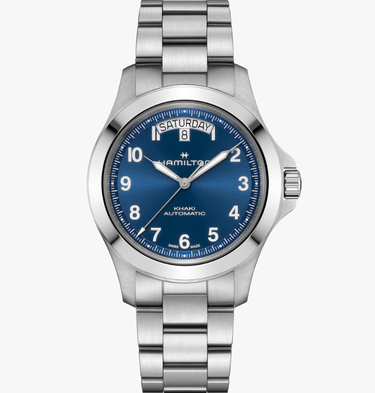 Hamilton Khaki Field King Day-Date Blue Dial Auto 40mm Men’s Watch H64475140